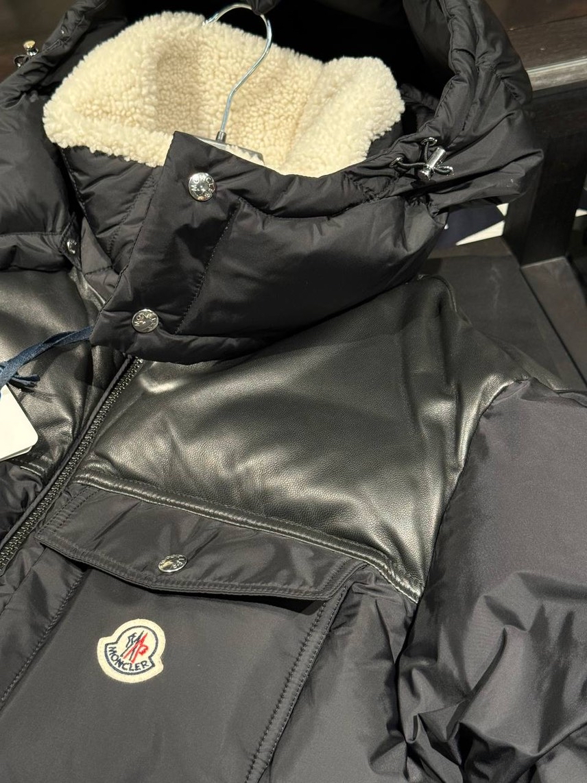MONCLER Down jacket side view - Men's luxury Clothes