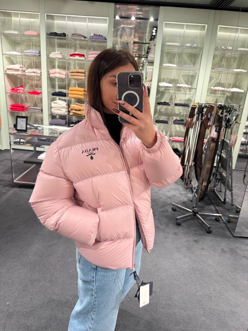 PRADA Down jacket side view - Women's luxury Clothes