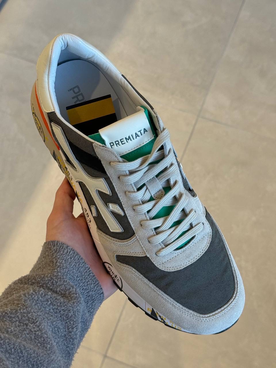 PREMIATA Sneakers side view - Men's luxury Shoes
