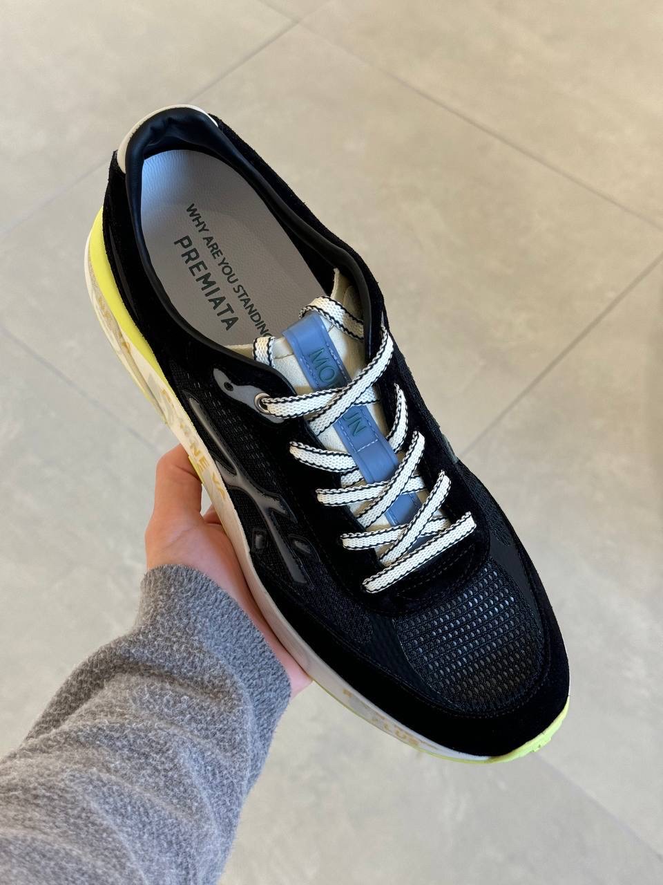 PREMIATA Sneakers side view - Men's luxury Shoes