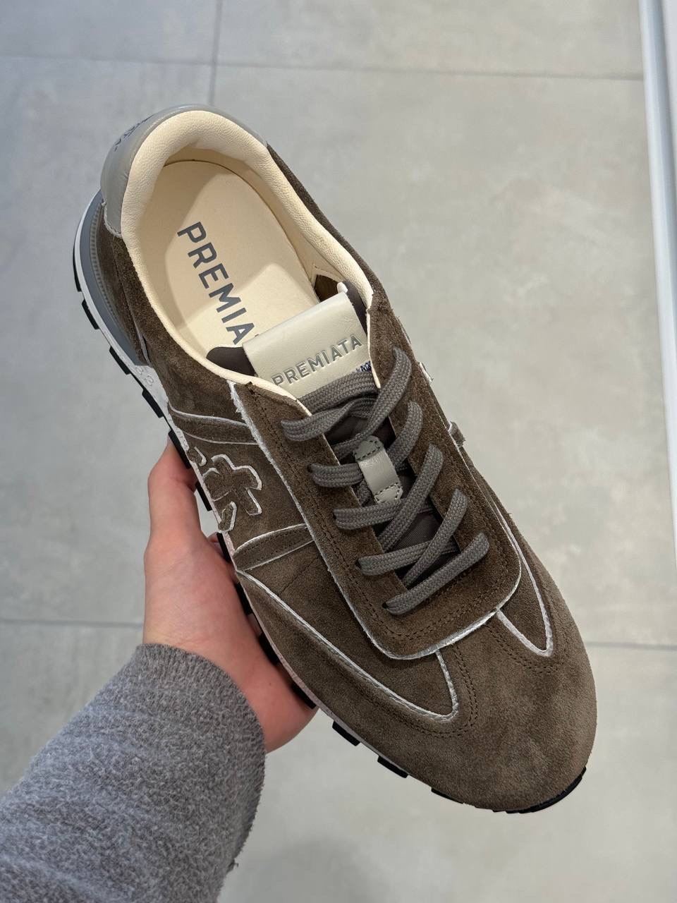 PREMIATA Sneakers side view - Men's luxury Shoes