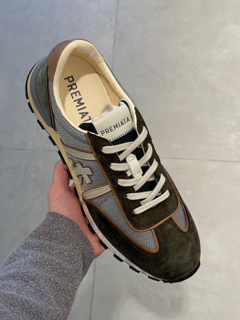 PREMIATA Sneakers side view - Men's luxury Shoes