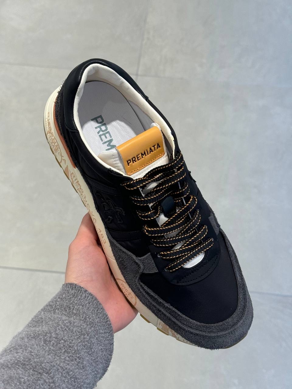 PREMIATA Sneakers side view - Men's luxury Shoes