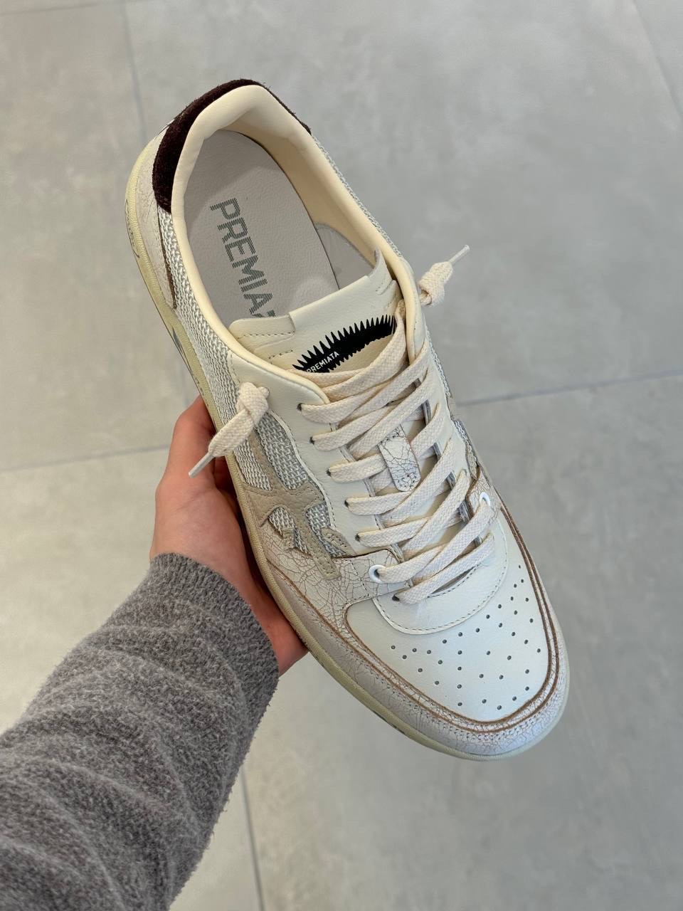 PREMIATA Sneakers side view - Men's luxury Shoes