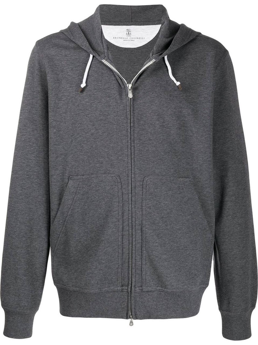 BRUNELLO CUCINELLI Hoodies front view - Men's luxury Clothes