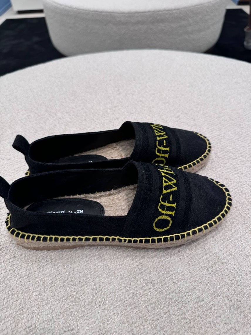 OFF-WHITE Espadrilles side view - Women's luxury Shoes