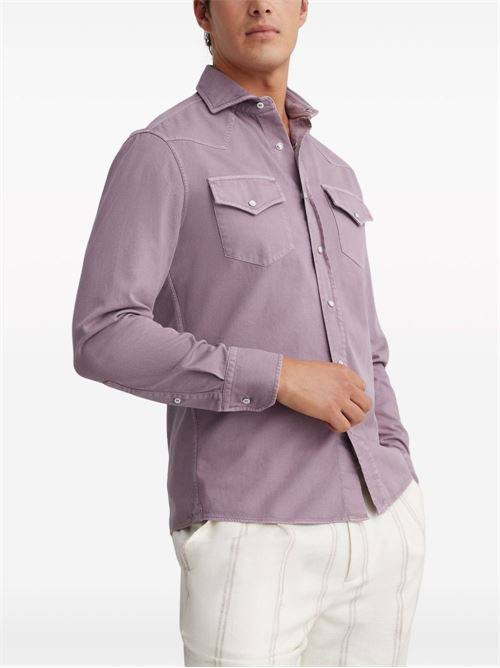 BRUNELLO CUCINELLI Shirts side view - Men's luxury Clothes