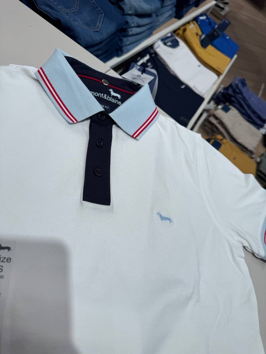 HARMONT & BLAINE T-shirt and Polo side view - Men's luxury Clothes