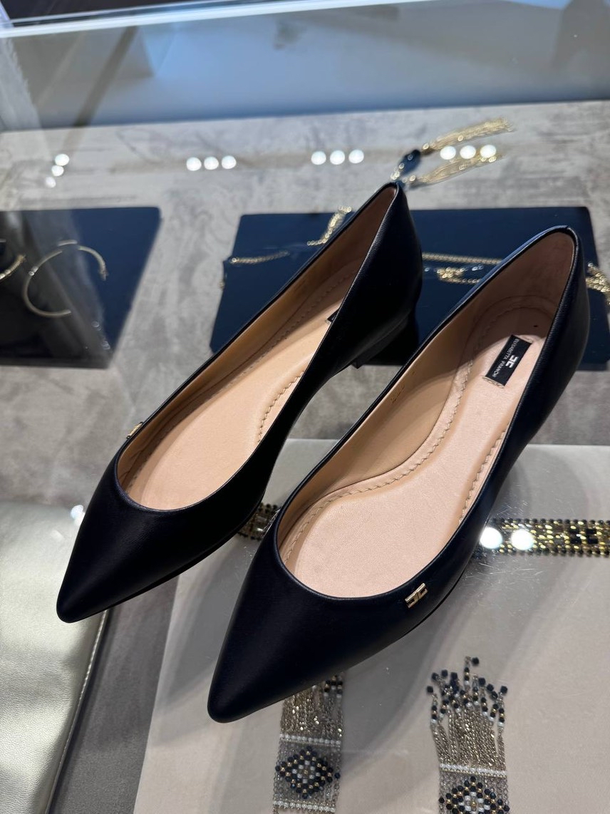 ELISABETTA FRANCHI Ballerinas side view - Women's luxury Shoes