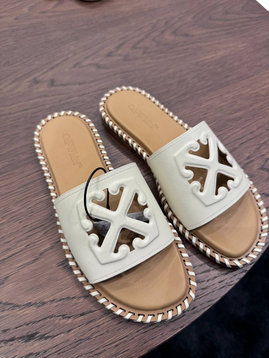 OFF-WHITE Slides front view - Women's luxury Shoes