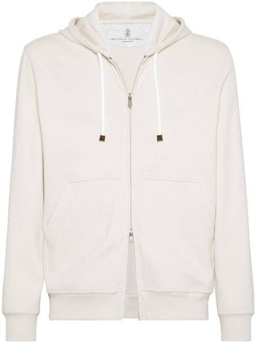 BRUNELLO CUCINELLI Hoodies front view - Men's luxury Clothes
