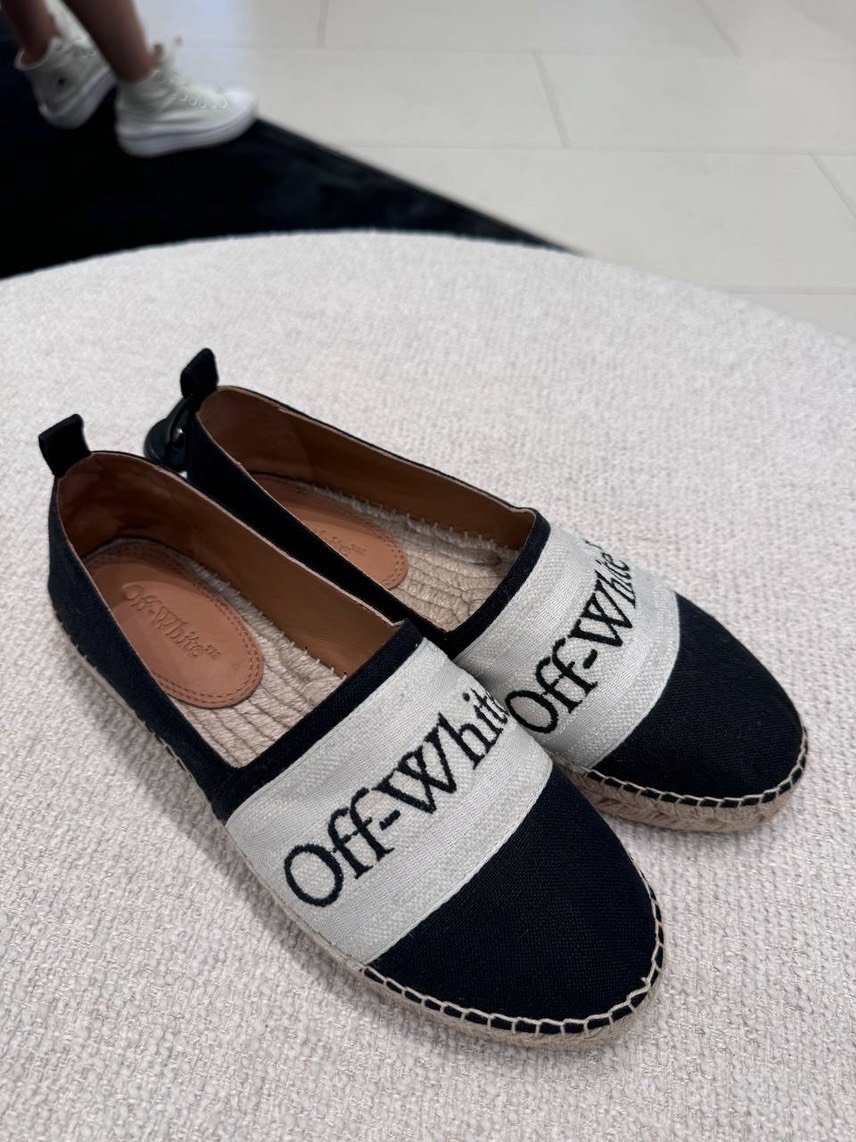 OFF-WHITE Espadrilles side view - Women's luxury Shoes