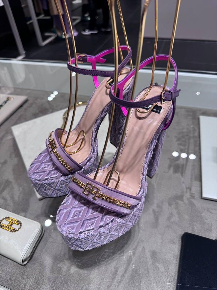 ELISABETTA FRANCHI Sandals side view - Women's luxury Shoes