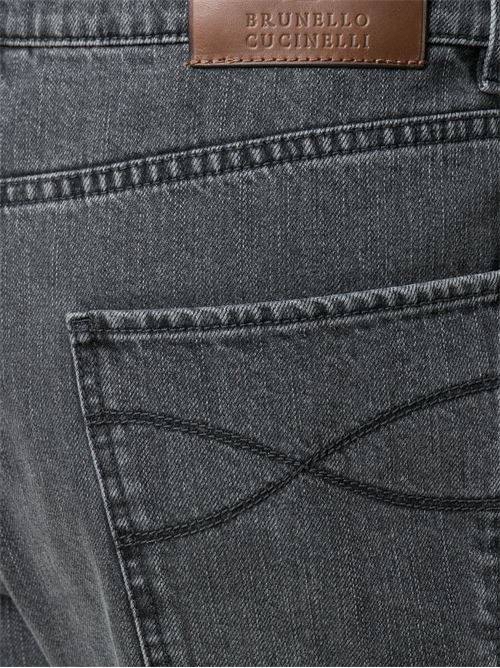 BRUNELLO CUCINELLI Denim side view - Men's luxury Clothes