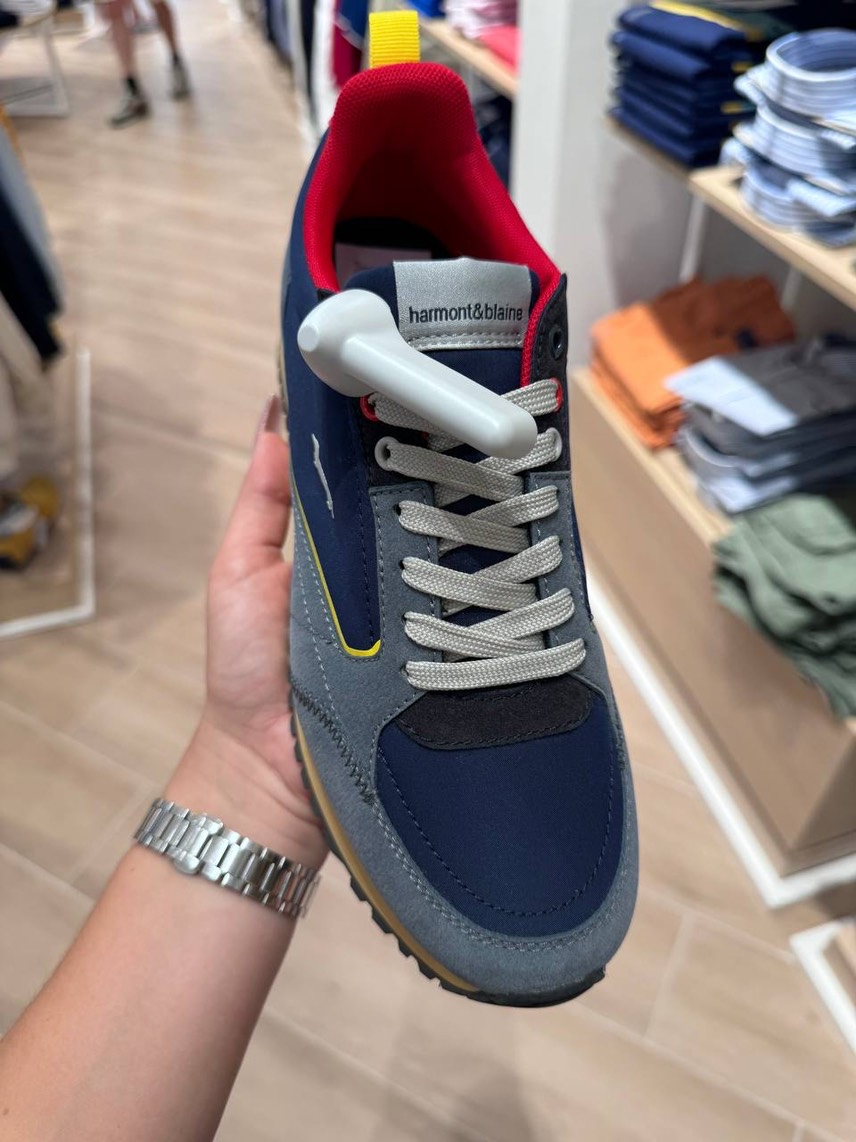 HARMONT & BLAINE Sneakers side view - Men's luxury Shoes