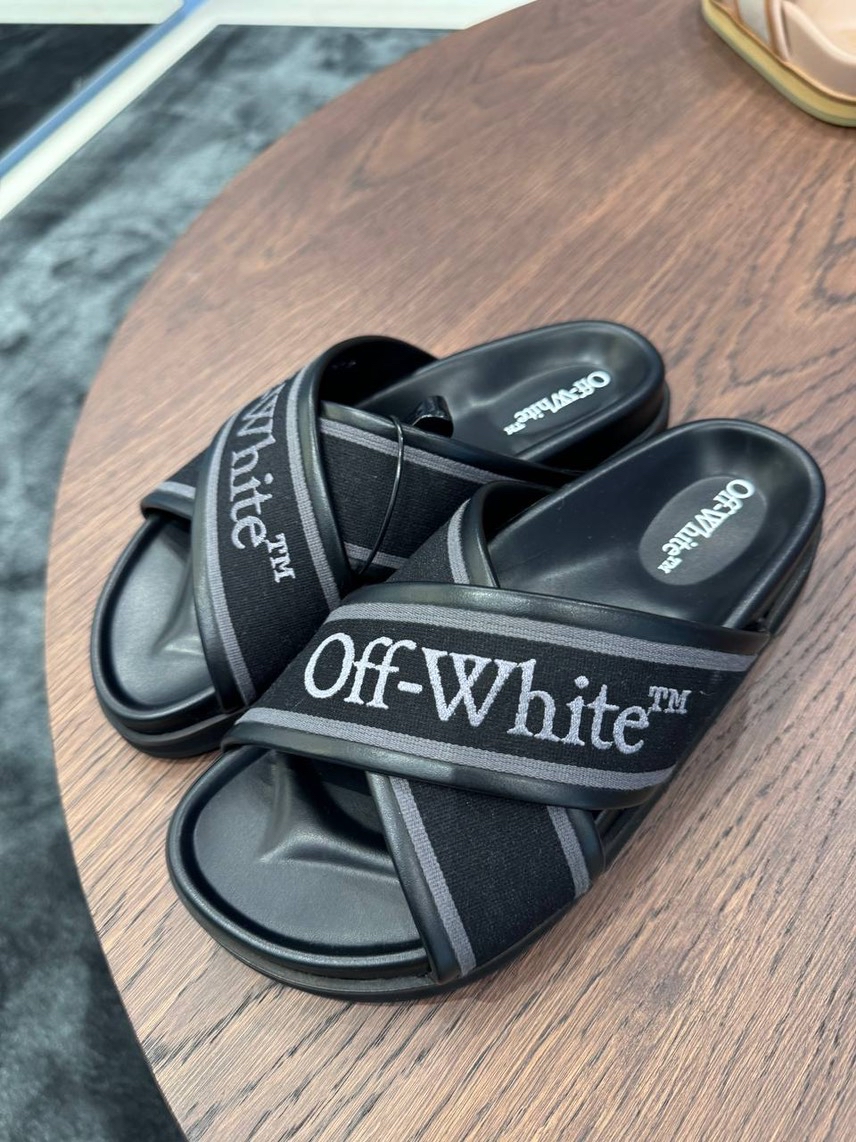OFF-WHITE Slides front view - Women's luxury Shoes