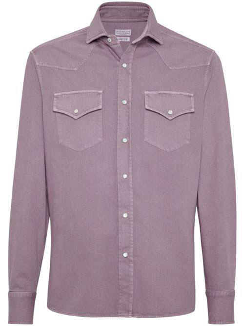 BRUNELLO CUCINELLI Shirts front view - Men's luxury Clothes