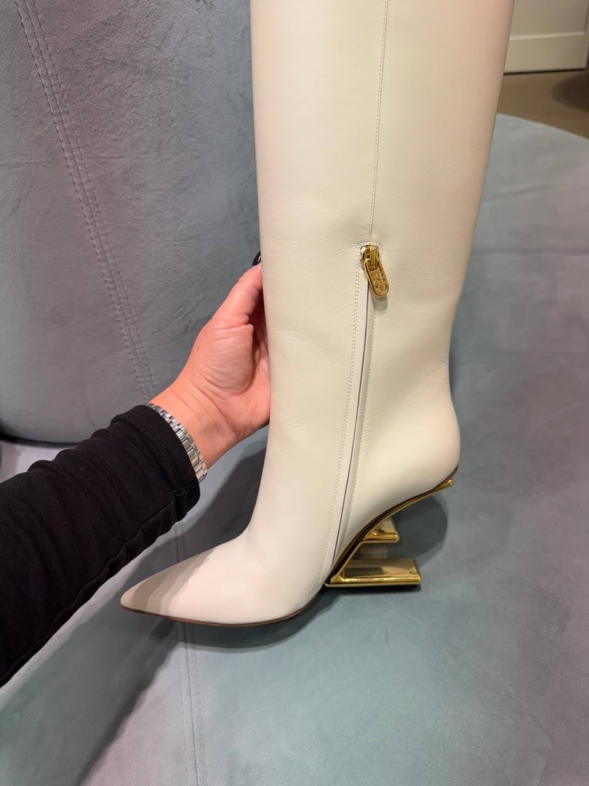 FENDI Boots side view - Women's luxury Shoes