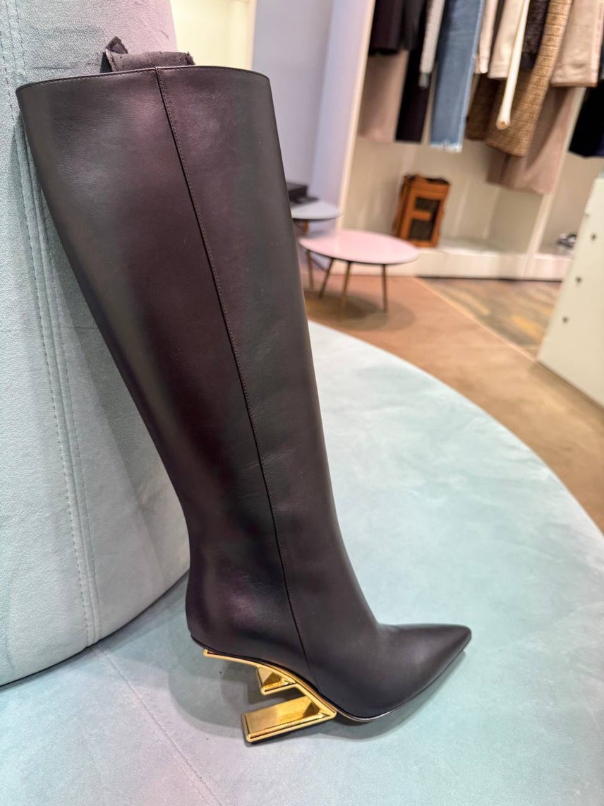 FENDI Boots side view - Women's luxury Shoes
