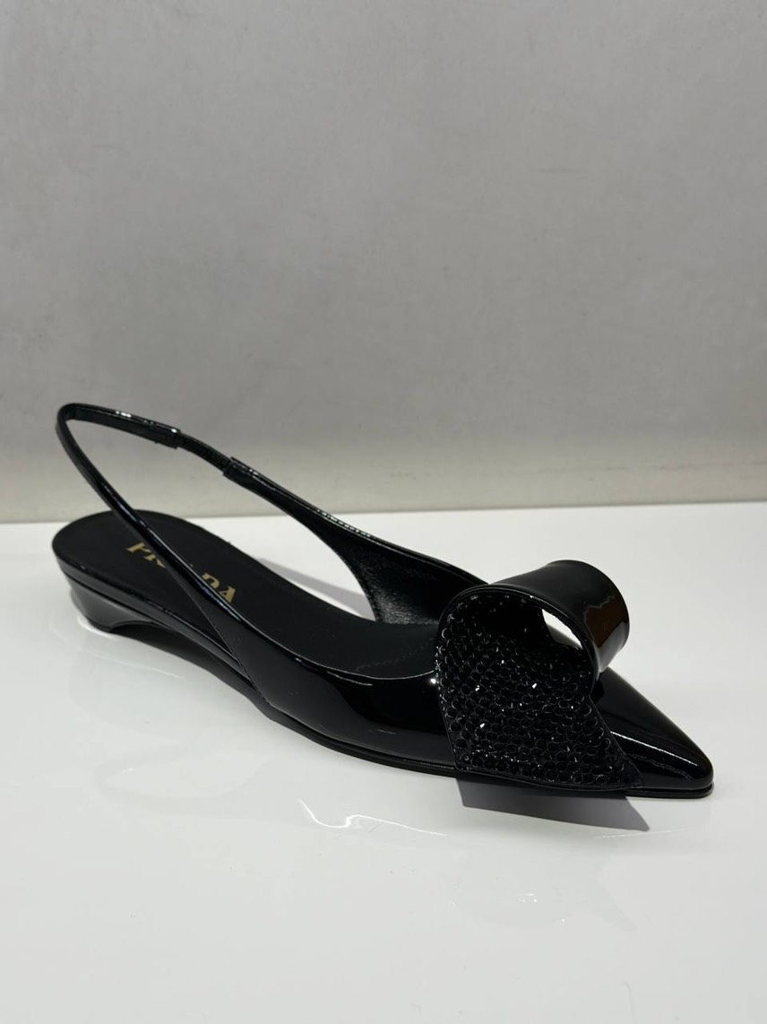 PRADA Slides front view - Women's luxury Shoes