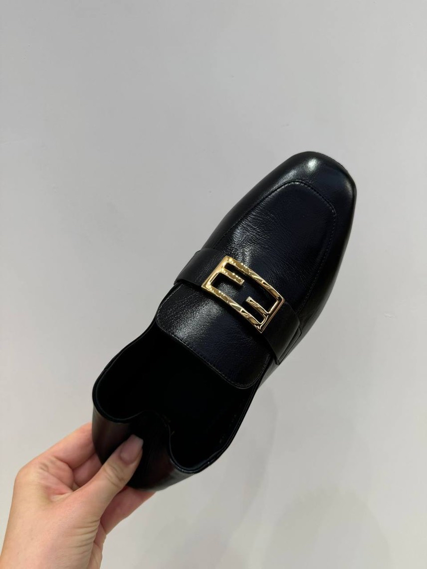 FENDI Mules side view - Women's luxury Shoes