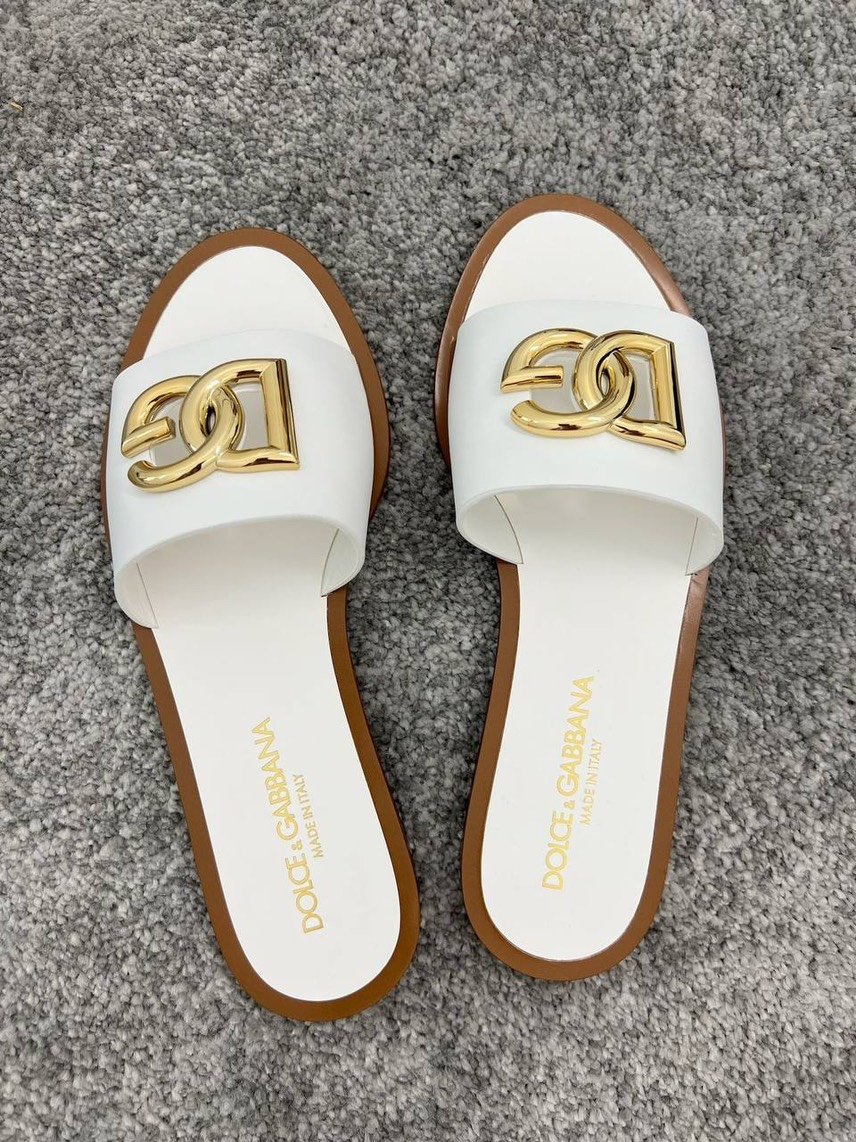DOLCE & GABBANA Slides side view - Women's luxury Shoes