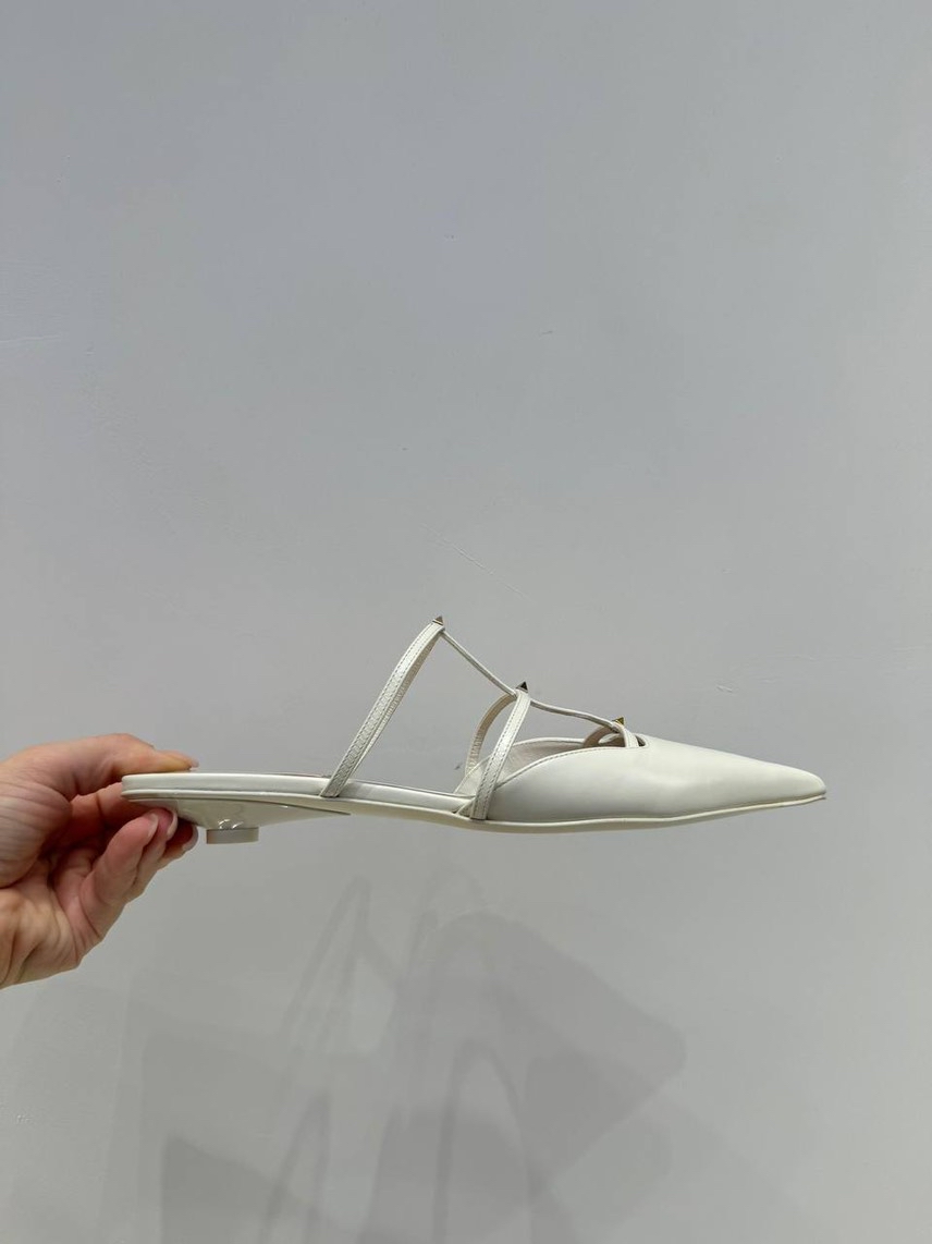 VALENTINO GARAVANI Slides front view - Women's luxury Shoes