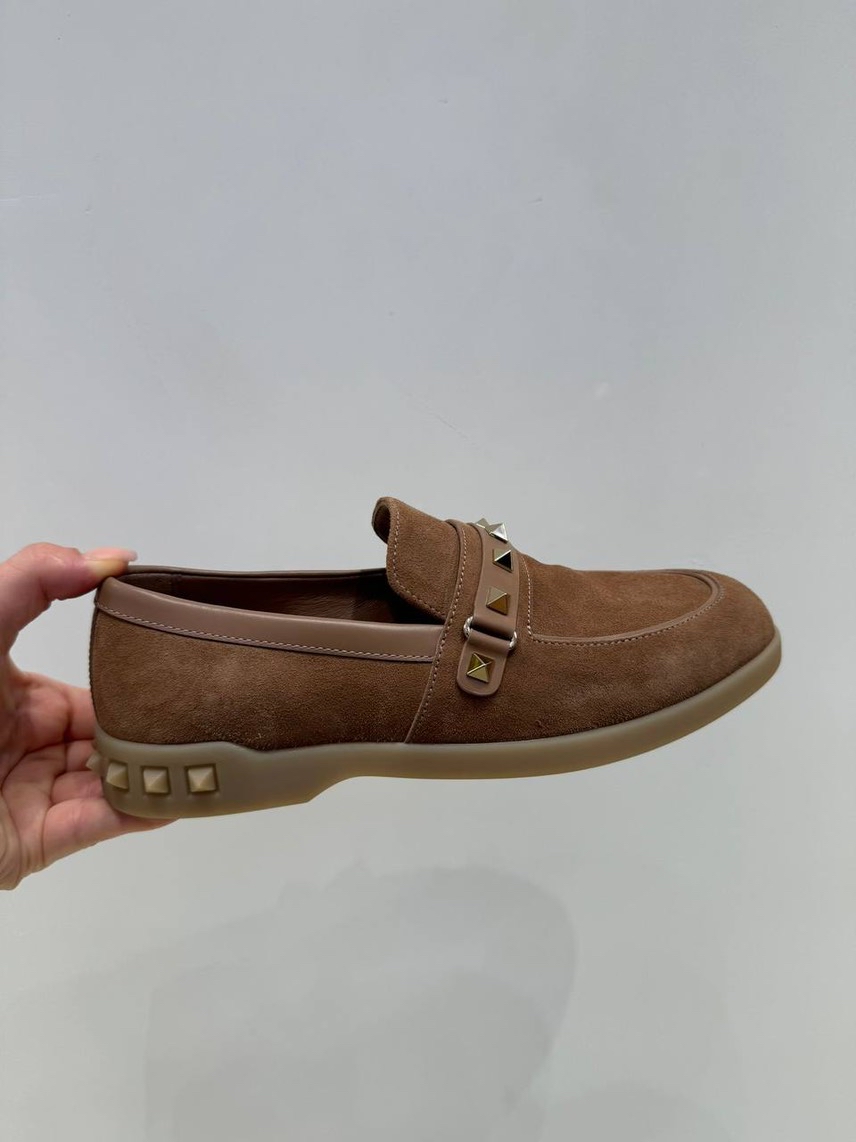 VALENTINO GARAVANI Moccasins front view - Women's luxury Shoes