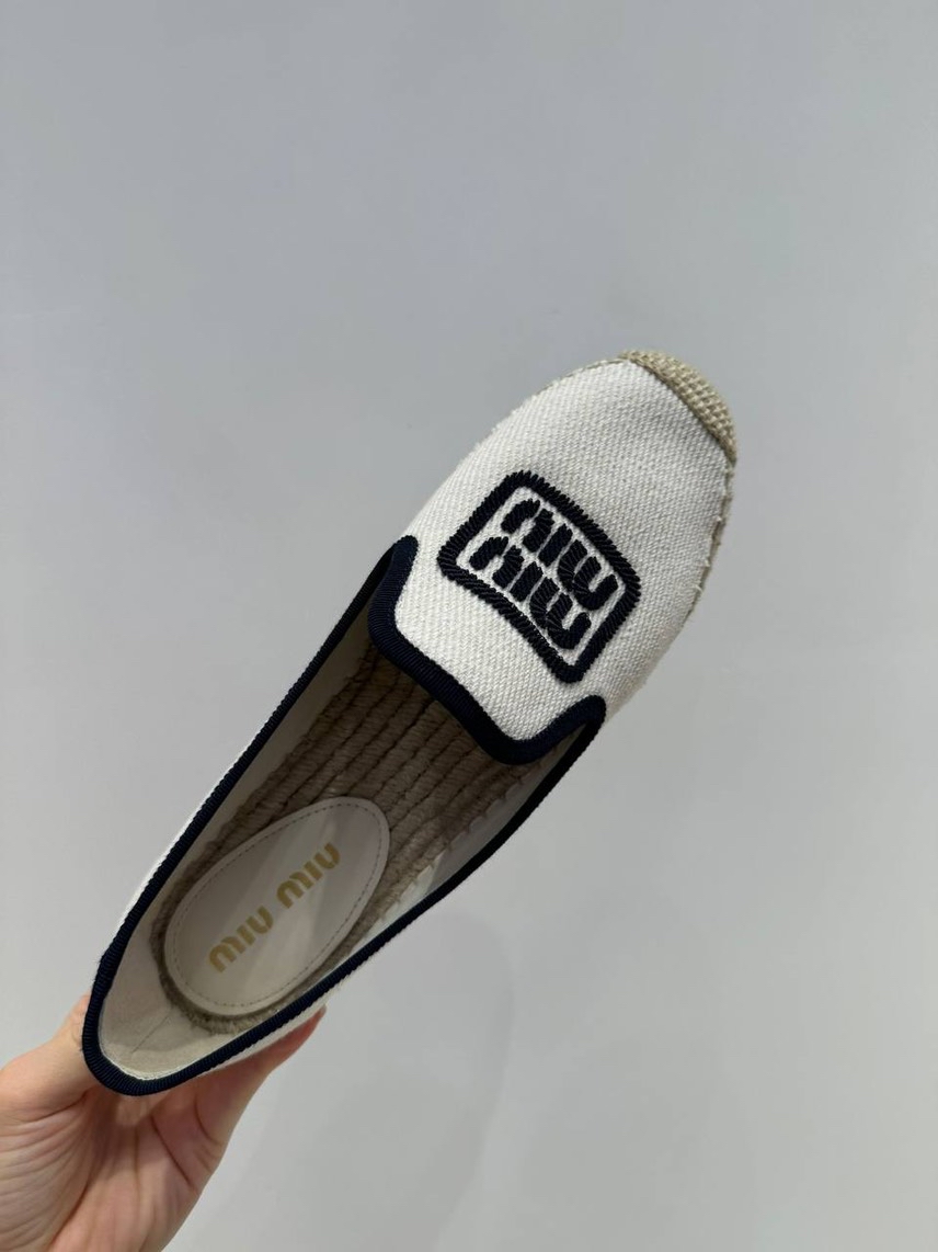 MIU MIU Espadrilles side view - Women's luxury Shoes