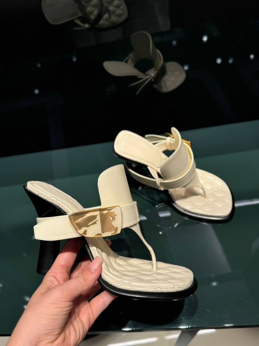 BURBERRY Sandals front view - Women's luxury Shoes