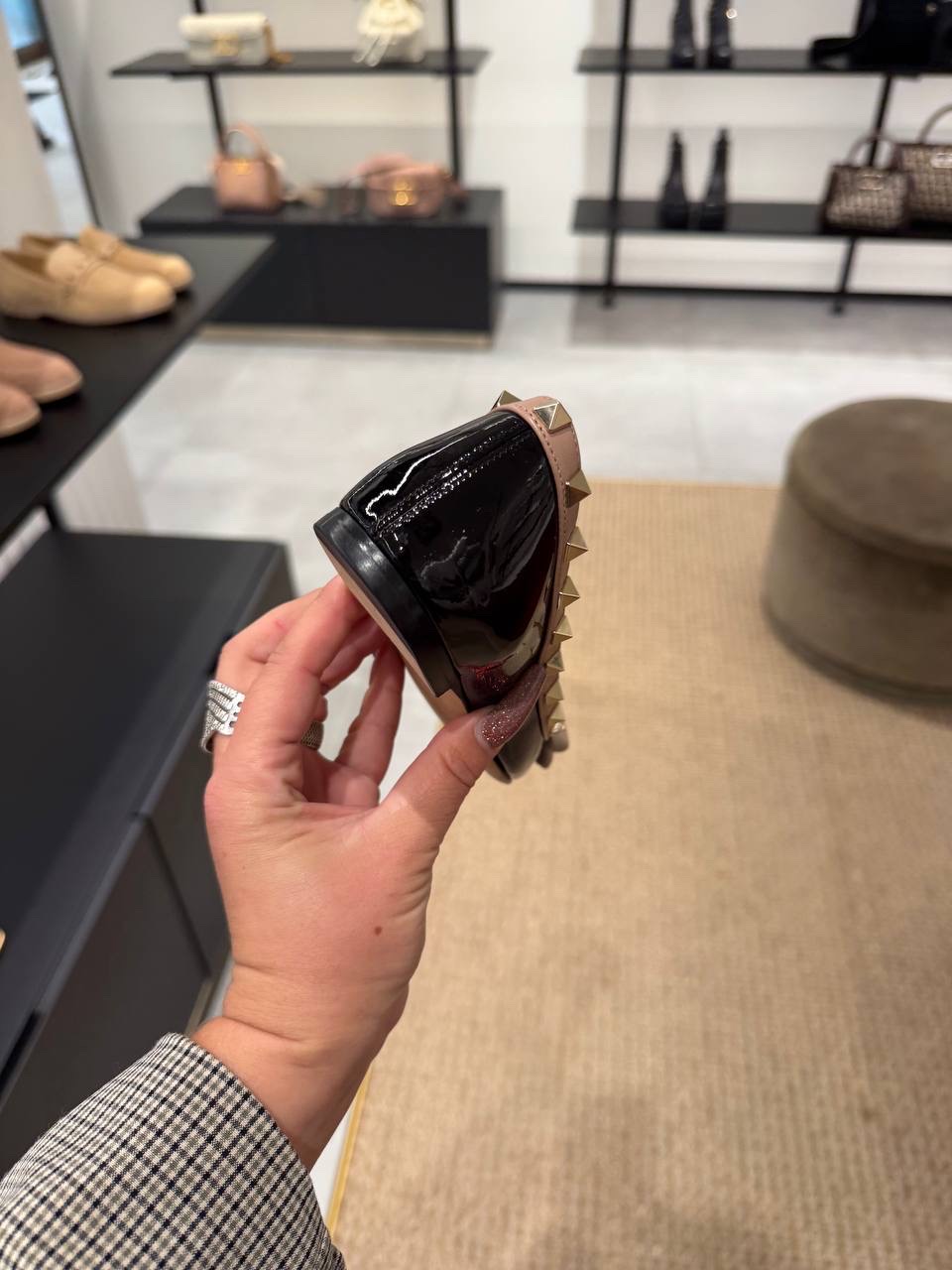 VALENTINO GARAVANI Ballerinas side view - Women luxury Shoes