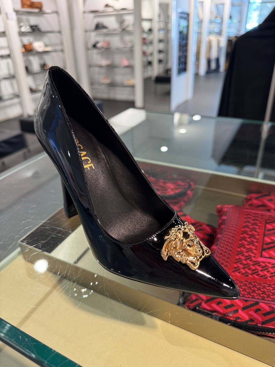 VERSACE Pumps side view - Women luxury Shoes