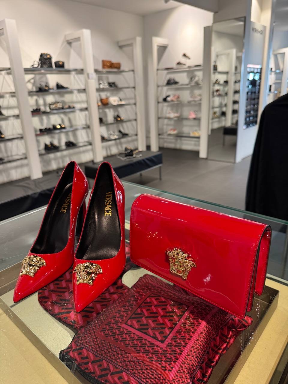 VERSACE Pumps side view - Women luxury Shoes