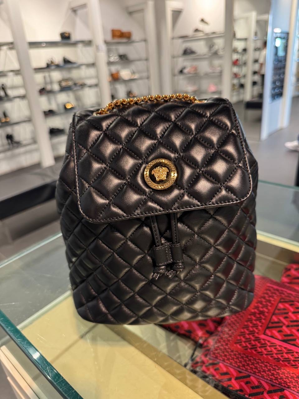 VERSACE Backpack front view - Women luxury Bags