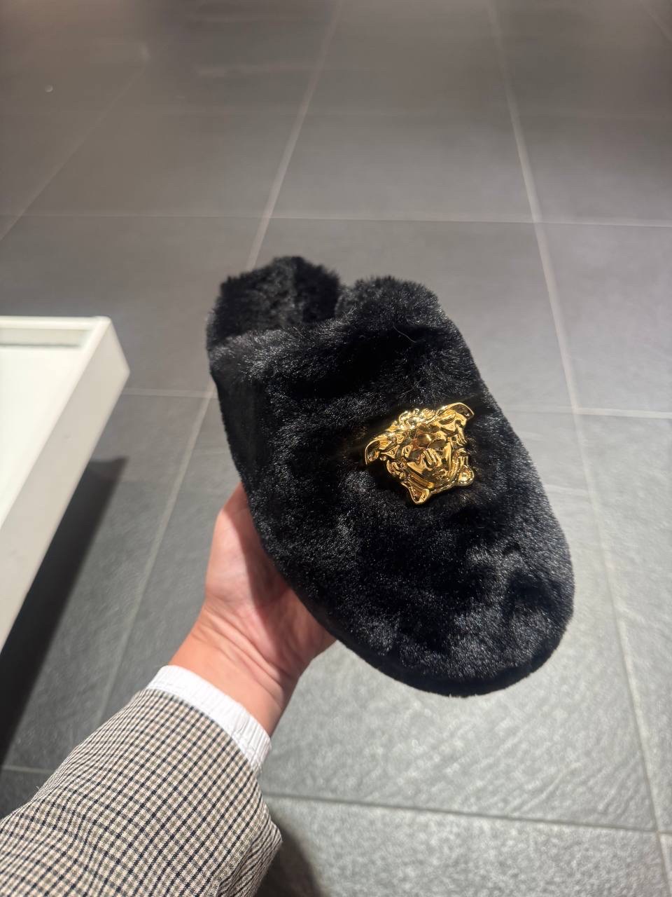 VERSACE Slides front view - Women luxury Shoes