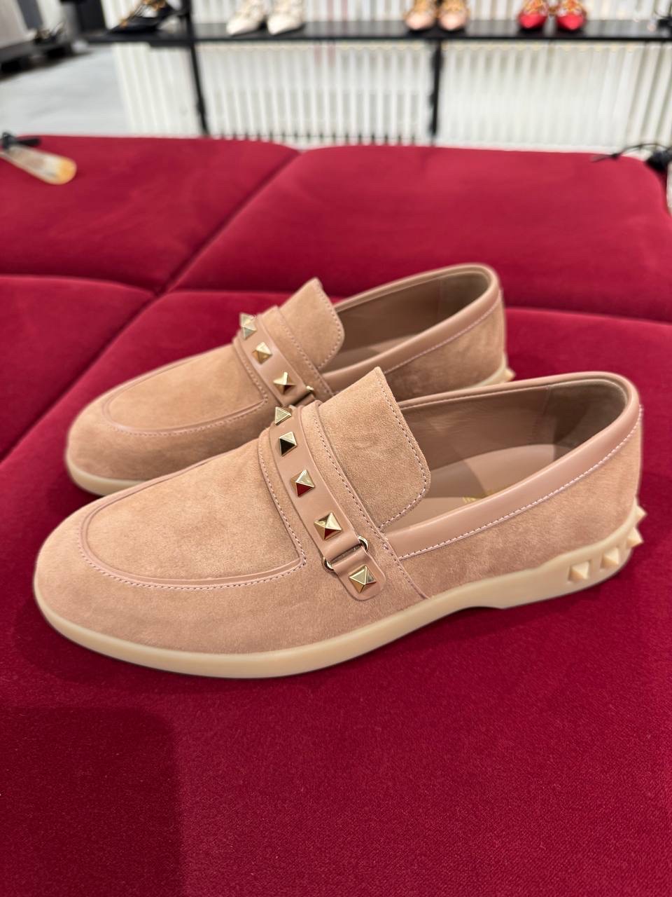 VALENTINO GARAVANI Moccasins front view - Women luxury Shoes