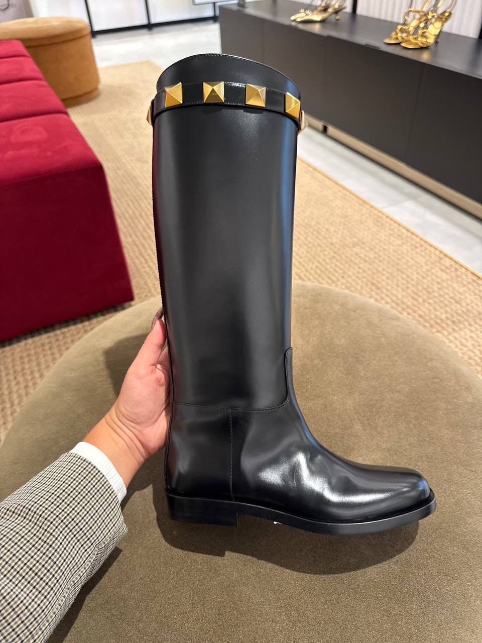 VALENTINO GARAVANI Boots front view - Women luxury Shoes