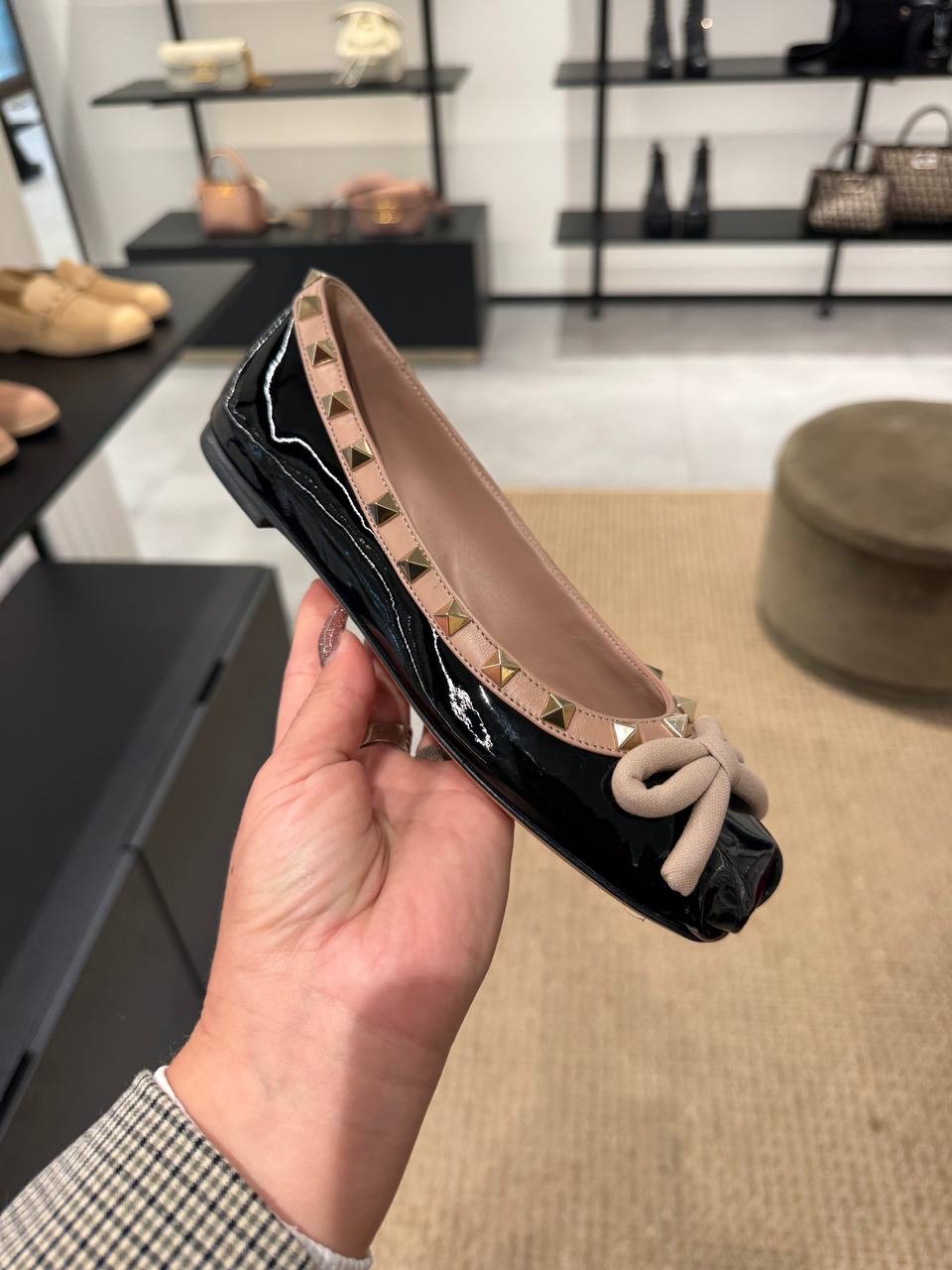 VALENTINO GARAVANI Ballerinas front view - Women luxury Shoes