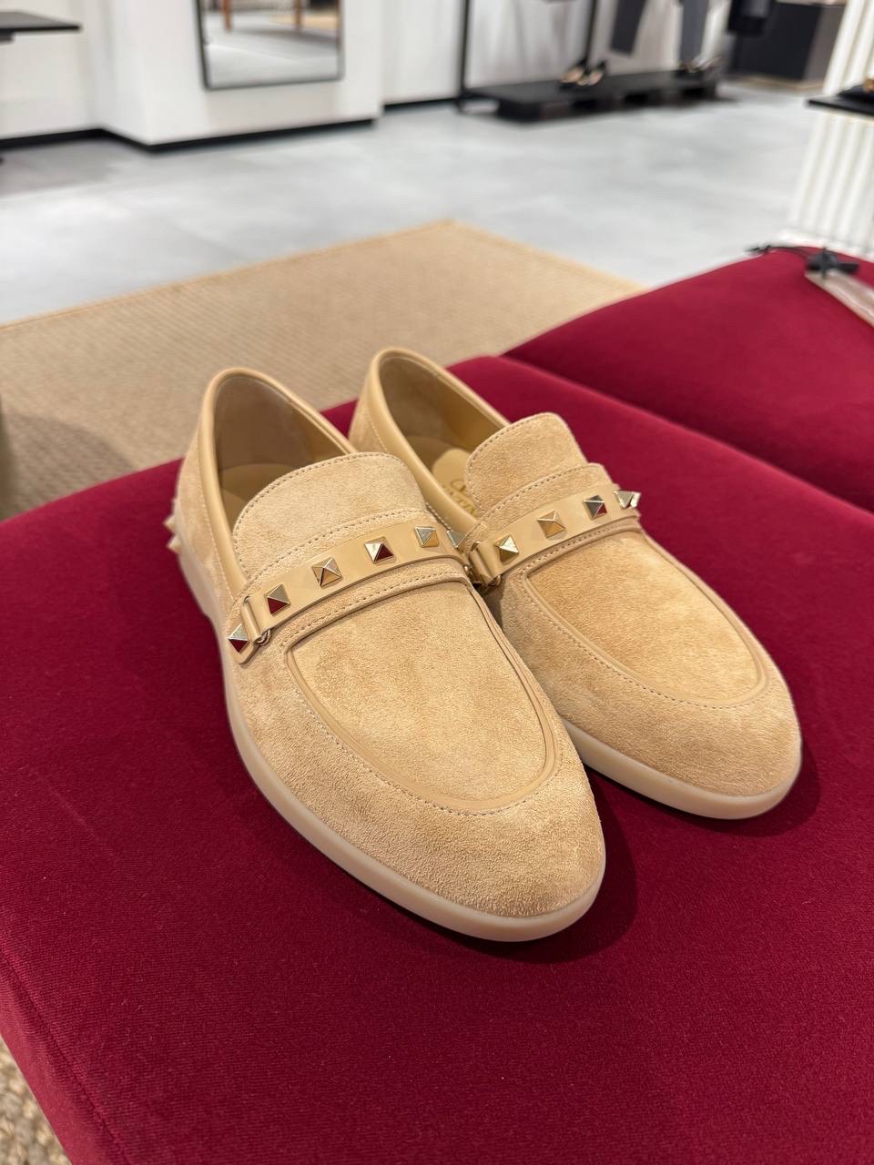 VALENTINO GARAVANI Moccasins front view - Women luxury Shoes