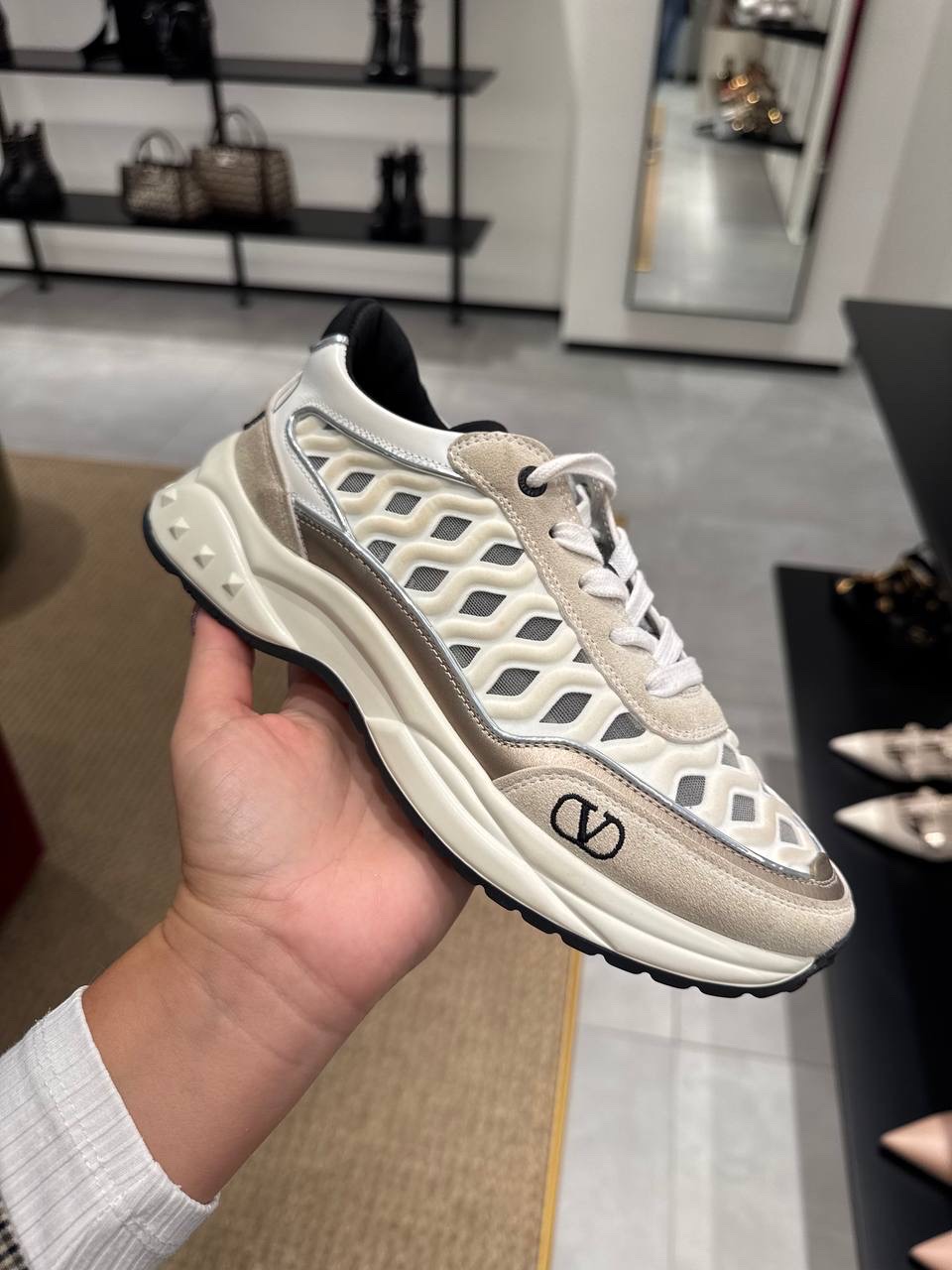 VALENTINO GARAVANI Sneakers front view - Women luxury Shoes