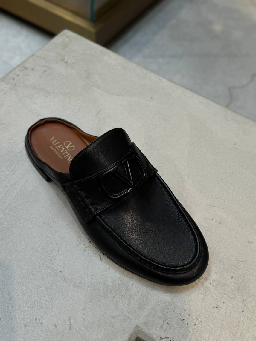VALENTINO GARAVANI Mules side view - Men's luxury Shoes