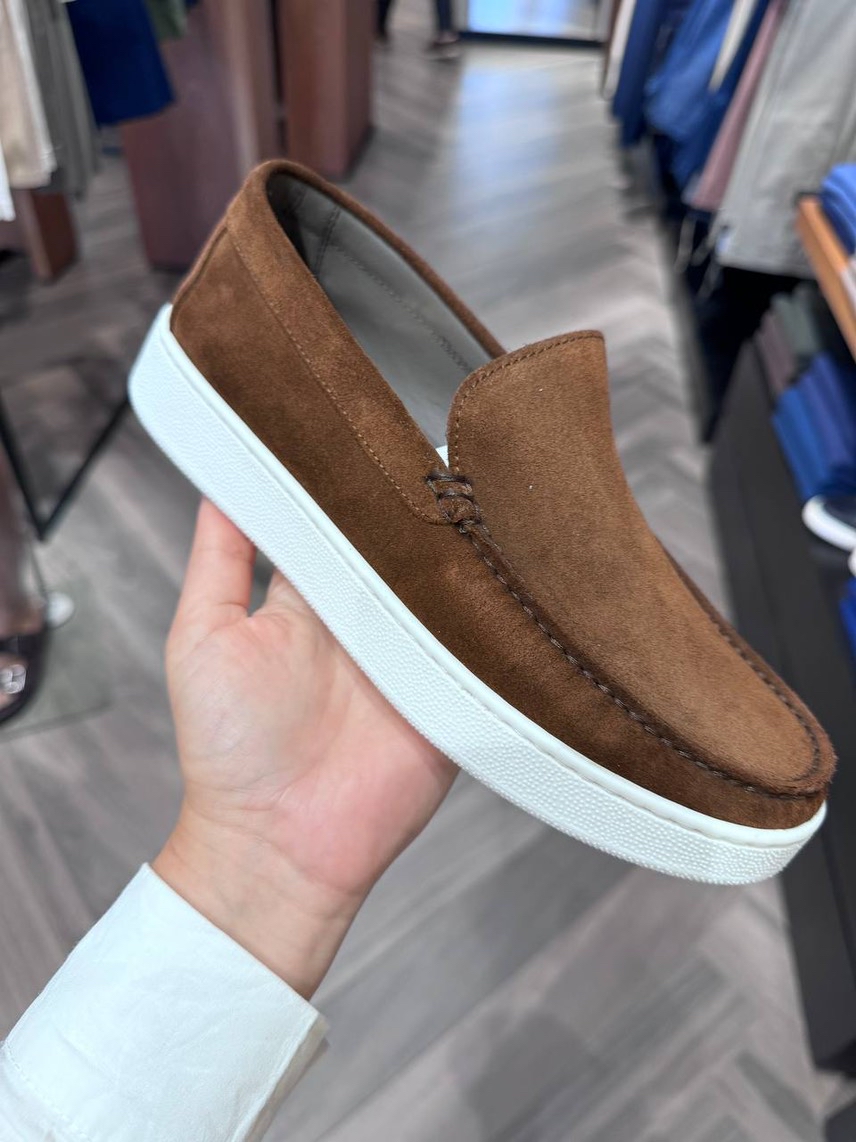 CORNELIANI Moccasins side view - Men's luxury Shoes