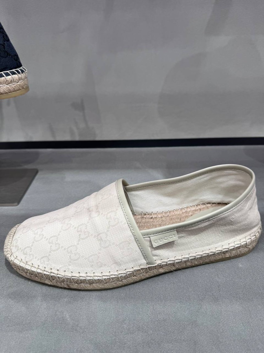 GUCCI Espadrilles side view - Men's luxury Shoes