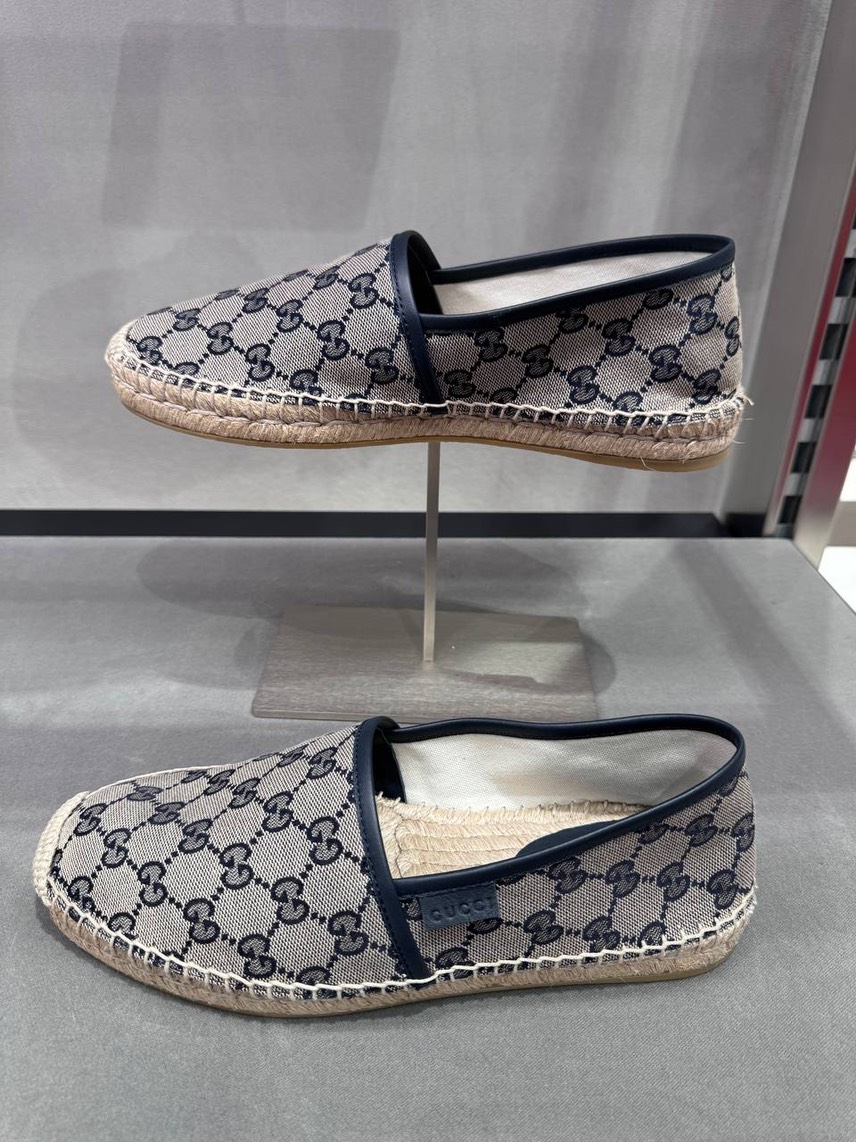 GUCCI Espadrilles side view - Men's luxury Shoes