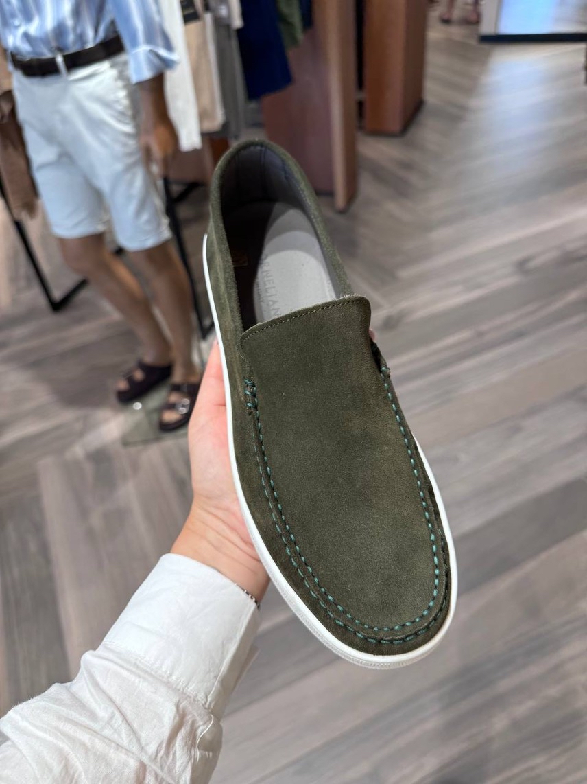 CORNELIANI Moccasins side view - Men's luxury Shoes