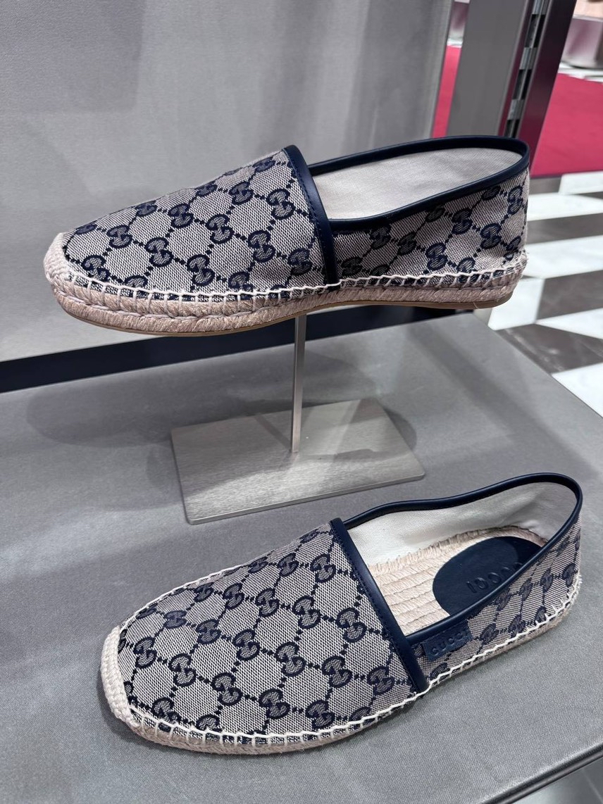 GUCCI Espadrilles front view - Men's luxury Shoes