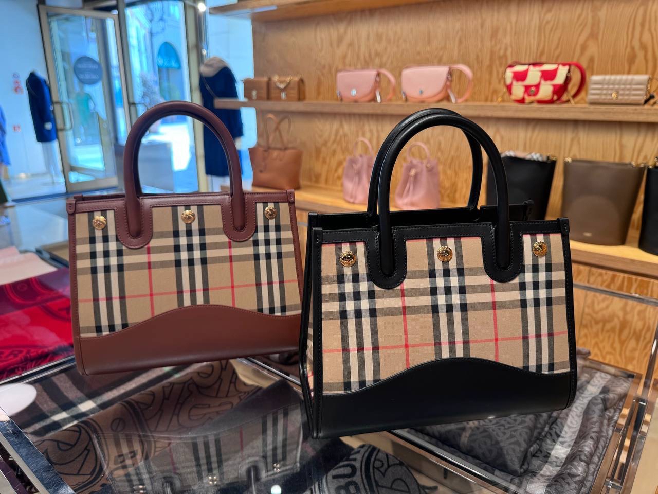 BURBERRY Clutch bags front view - Women's luxury Bags