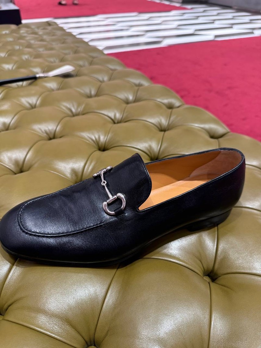 GUCCI Loafers front view - Men's luxury Shoes