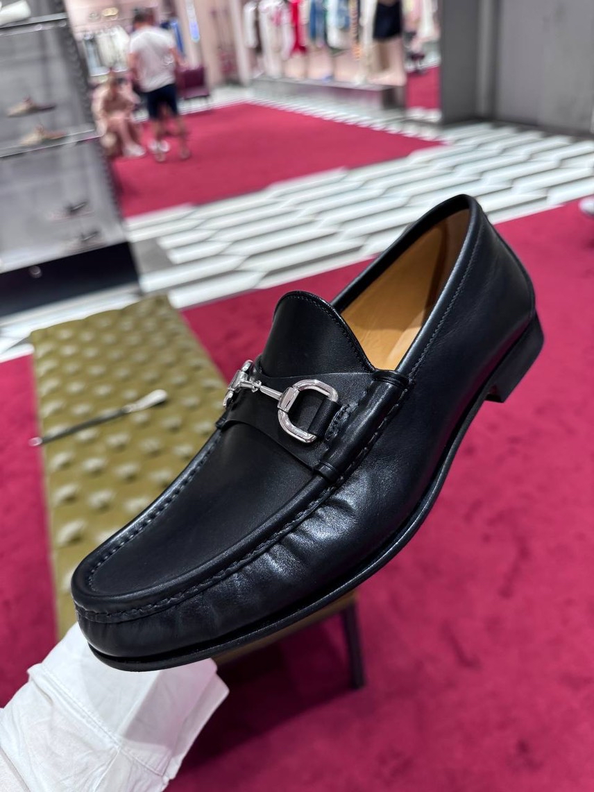 GUCCI Moccasins front view - Men's luxury Shoes