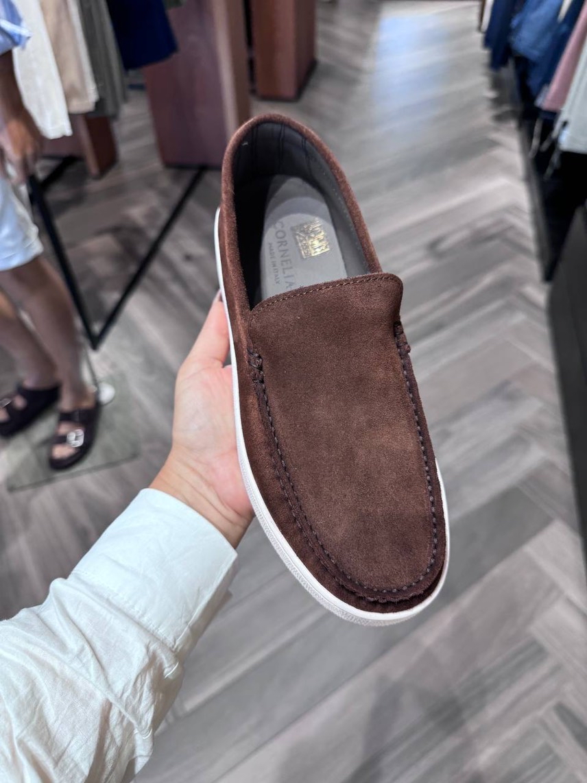 CORNELIANI Moccasins side view - Men's luxury Shoes